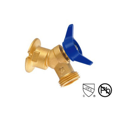 Aluminum Alloy Handle Brass Compression Hose Bibb Male Threaded Brass Valve