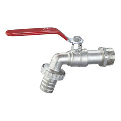 LT-2002B  Water Bibcock Ball Valve With Brass / Zinc Body And PVC Filter Rubber Gasket
