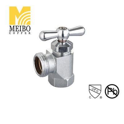 1/2 Brass Boiler Drain Valve Chrome Plating Half Inch Boiler Drain