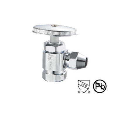 Bathroom Angle Valve For Health Faucet Lead Free Brass Threaded Chromed