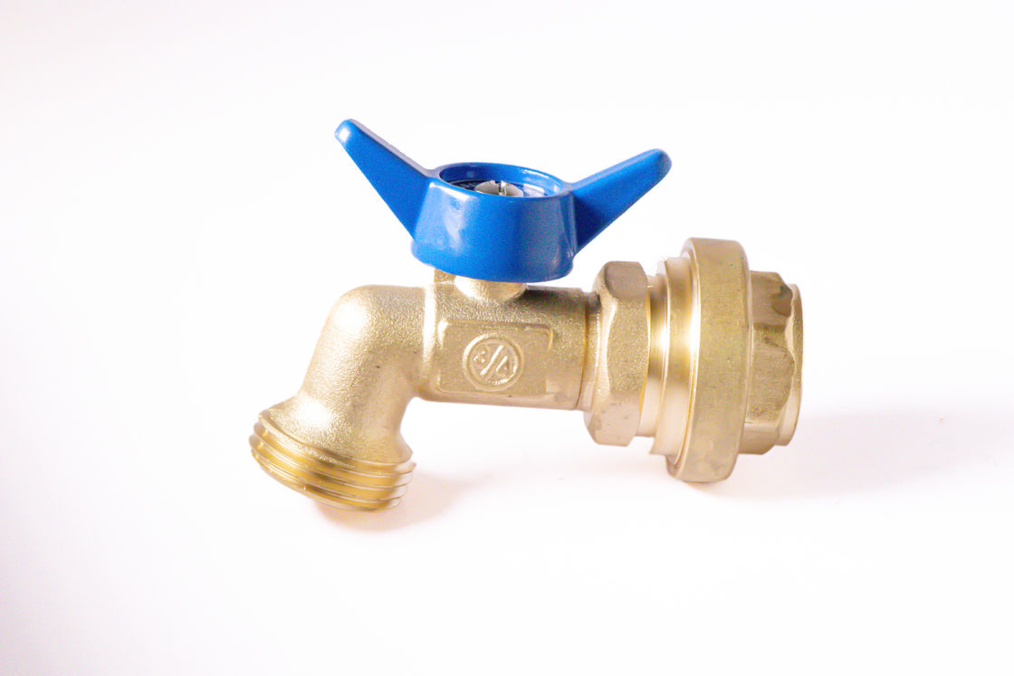 Hose Bibb Valves Brass Bibcock Brass Faucet 1/2 Inch 3/4 Inch NPT Brass Garden Faucet Bibcock