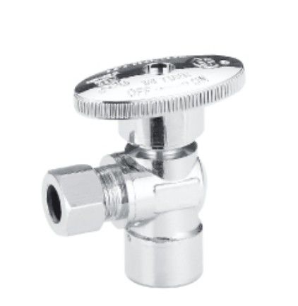 OEM Service 90 Degree 2 Way Angle Valve Hot And Cold Water Bathroom Toilet Thread 3/8&quot; 1/2 Brass Angle Valve