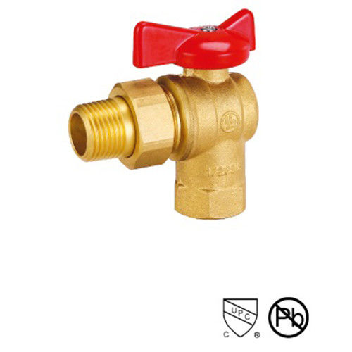 LT-3020 90 Degree Gas Valve Forged Two-Piece Body Full Port 1/2&quot; Brass Ball Valve