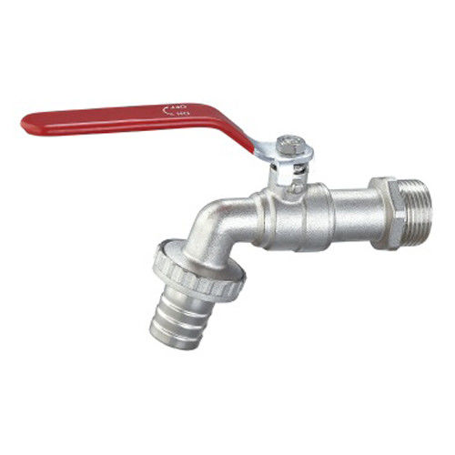 LT-2002B  Water Bibcock Ball Valve With Brass / Zinc Body And PVC Filter Rubber Gasket