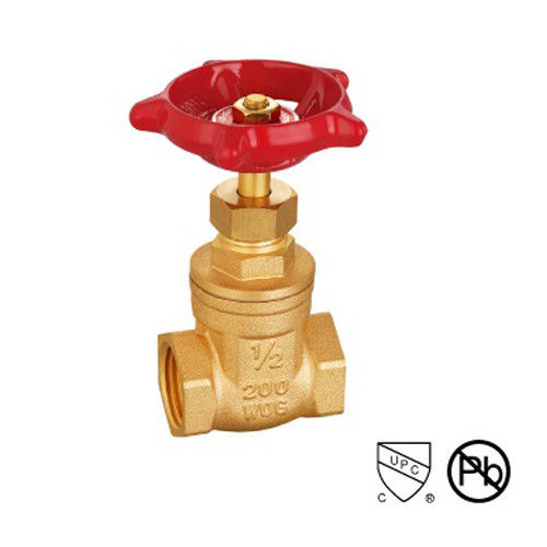 NPT BSP Alloy Steel Gate Valve Brass For Oil Gas / Brass Water Gate Valve
