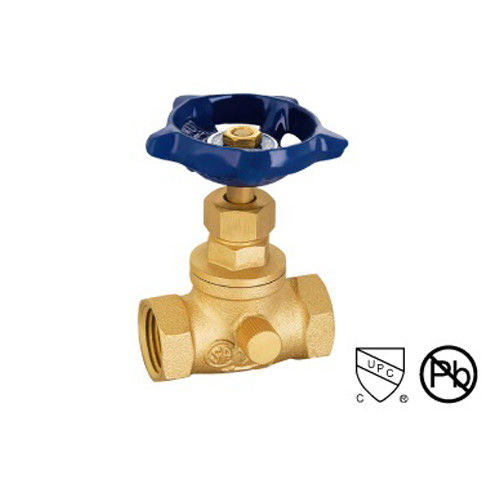 Casting Body Female Threaded Brasscraft Stop Valve  Through Type Straight Stop Valve