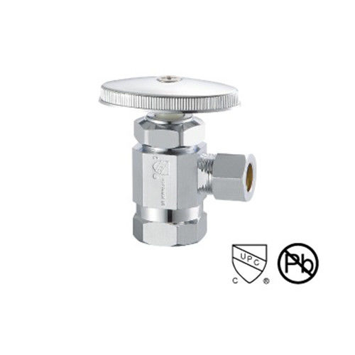 Chrome Plating Brass Angle Valve 1/ 2 Inch 150 PSI 100g 200°F Temperature